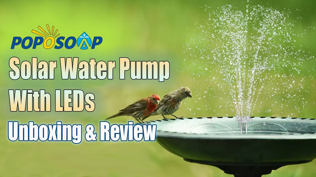 Ultimate Solar Water Pump Solution from Poposoap | Unbox and Review