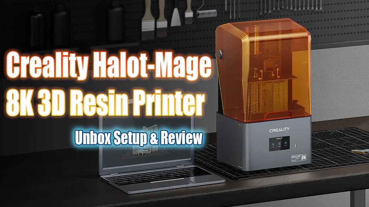Next Level 3D Printing - Review of the Creality Halot-Mage 8K 3D Resin Printer