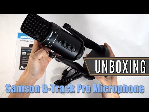 Samson G Track Pro Microphone Unboxing and Review