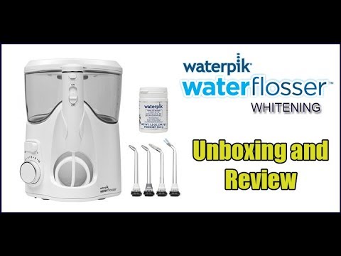 Unboxing and Testing of the Waterpik Whitening Water Flosser [WF06]