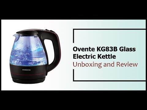 Unboxing of the Ovente 1 5L BPA Free Glass Electric Kettle