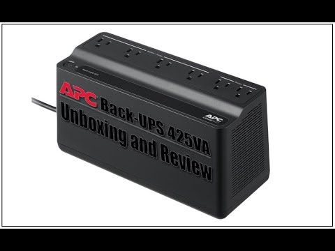 Unboxing of the APC Back UPS 425VA UPS Battery Backup Surge Protector BE425M