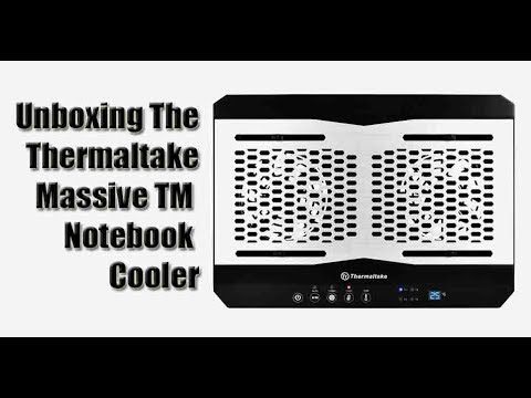 Thermaltake Massive Notebook Cooler Unboxing