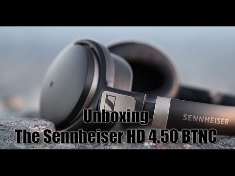 Unboxing the Sennheiser HD 450 Bluetooth Wireless Headphones with Active Noise Cancellation