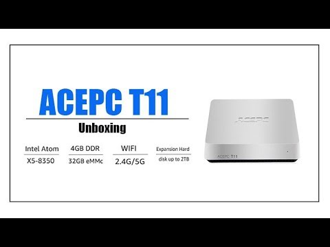 Uboxing The ACEPC T11 Mini Fanless Desktop PC