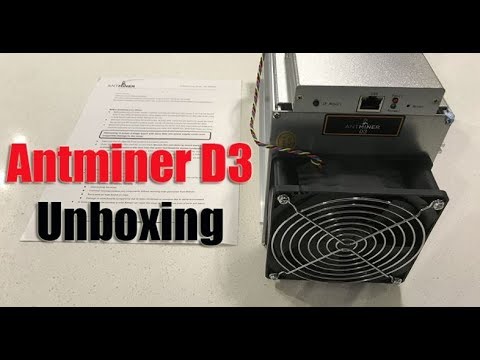 Antminer D3 Unboxing