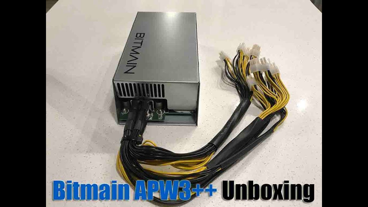 Bitmain APW3++ Unboxing