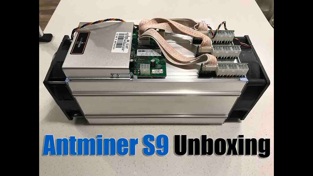 Antminer S9 Unboxing