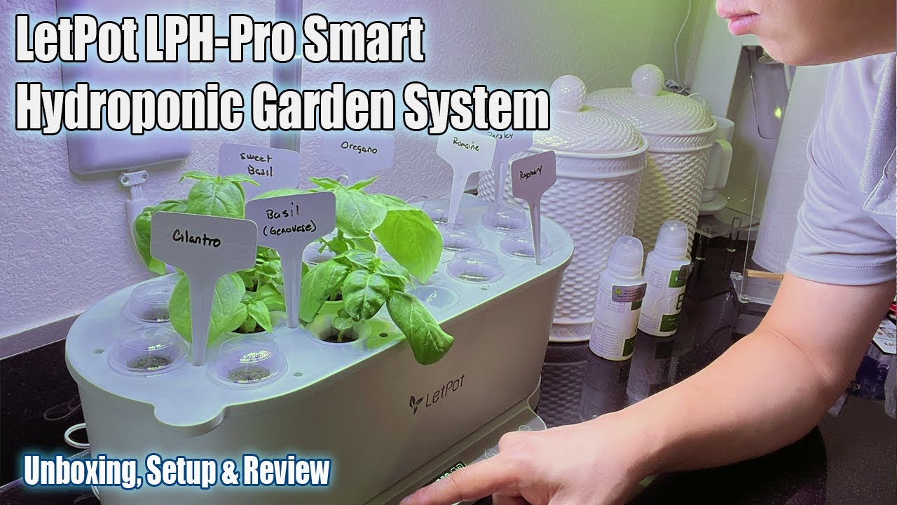 Letpot Smart Indoor Hydroponic Garden System | Unbox, Setup, & Review