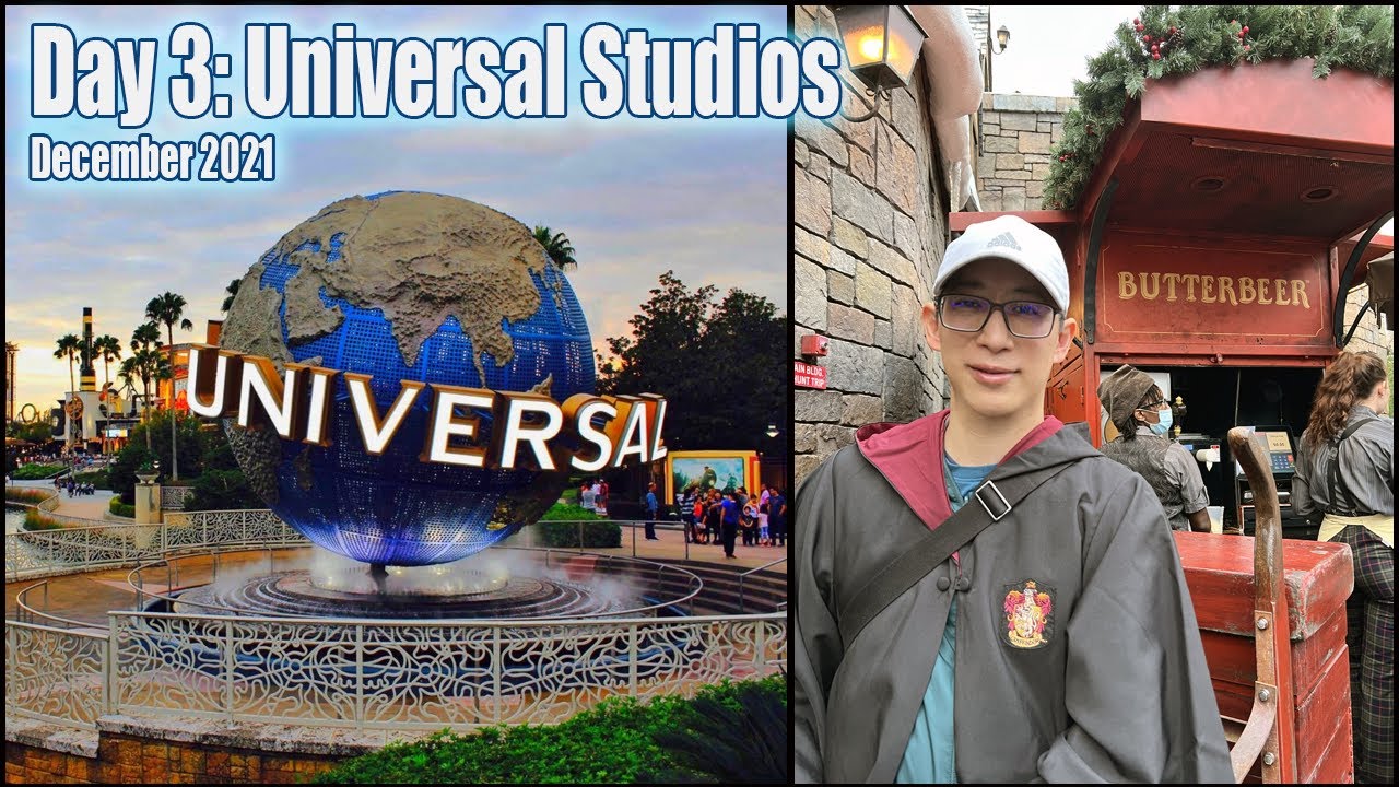 Orlando, Florida Vacation [Day 3] - Universal Studios [XMAS 2021]