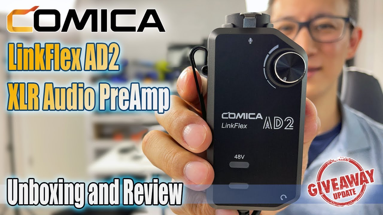 Comica LinkFlex AD2 Portable PreAmp | Unboxing and Review