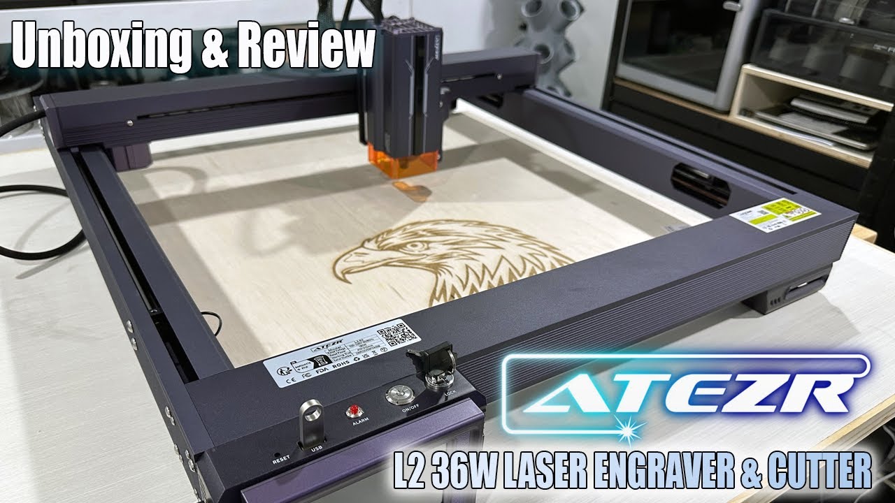 Atezr L2 36w Laser Engraver - Unleash your creativity!