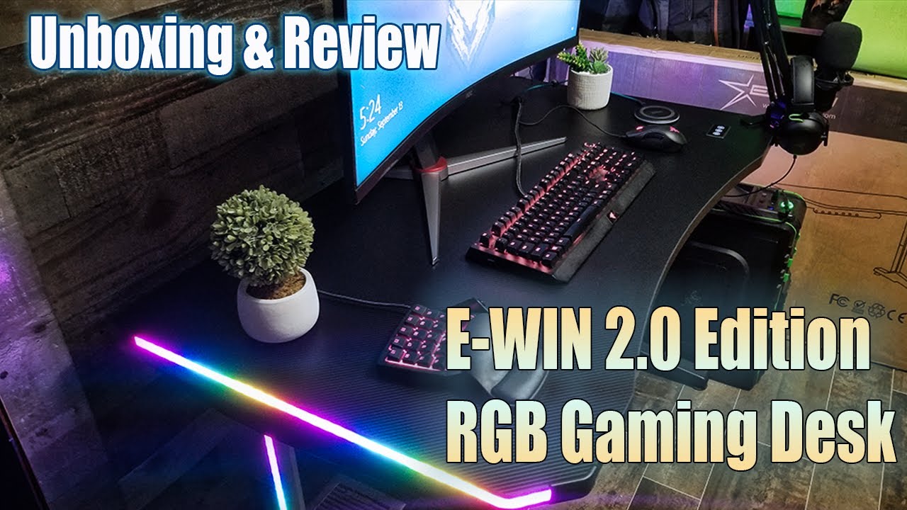 The Ultimate Gaming Workstation - Ewin Racing Gaming Desk Review